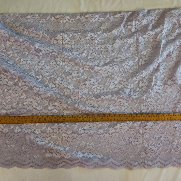 10+ Yards Purple Fabric Bundle – Foil Print, Satin, Lace Solid Sewing Quilting - Picture 12 of 16